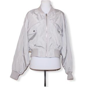 Romeo & Juliet Couture Stone Crop Bomber Jacket